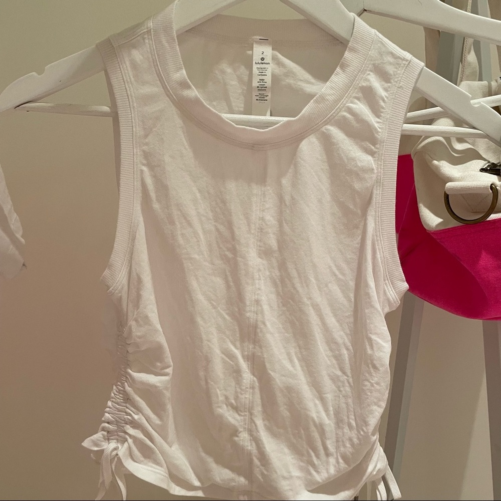 lululemon white tank top